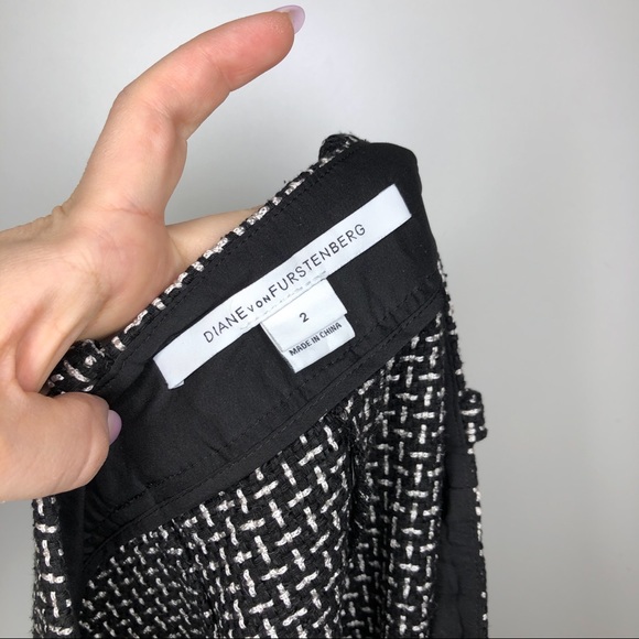 Diane Von Furstenberg Tweed Naples Dress Short - Picture 4 of 10